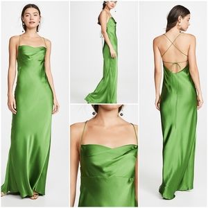 michelle mason dress green